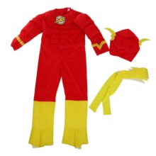 Superheroes Flash Muscle Fancy Costume For Kids Superheroes Flash Muscle Fancy Costume For Kids