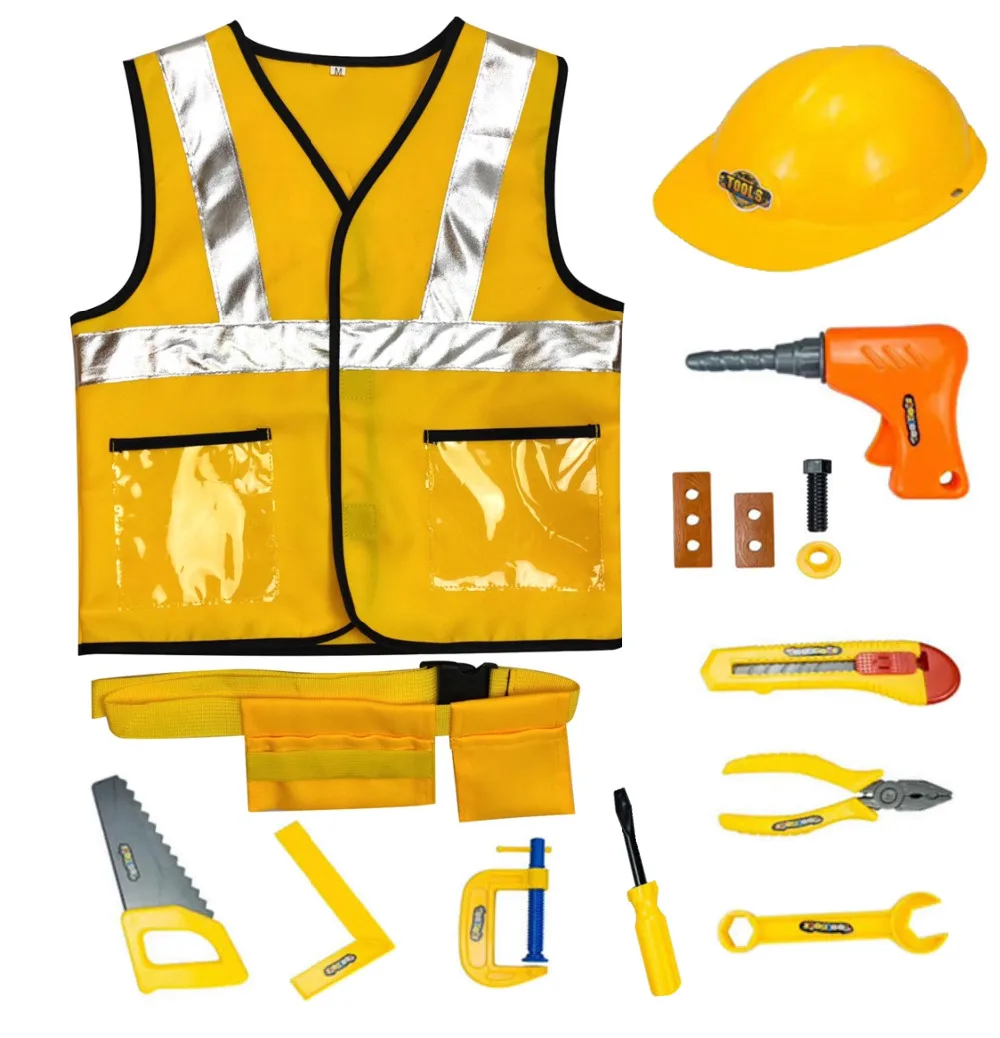 Construction Worker Kit Costume For Kids
