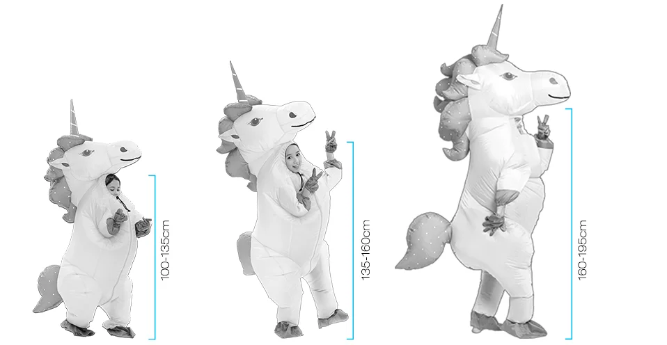 Inflatable Pony Unicorn Halloween Costume