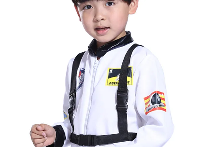 Astronaut Space Pilots Suit Jumpsuit Costume