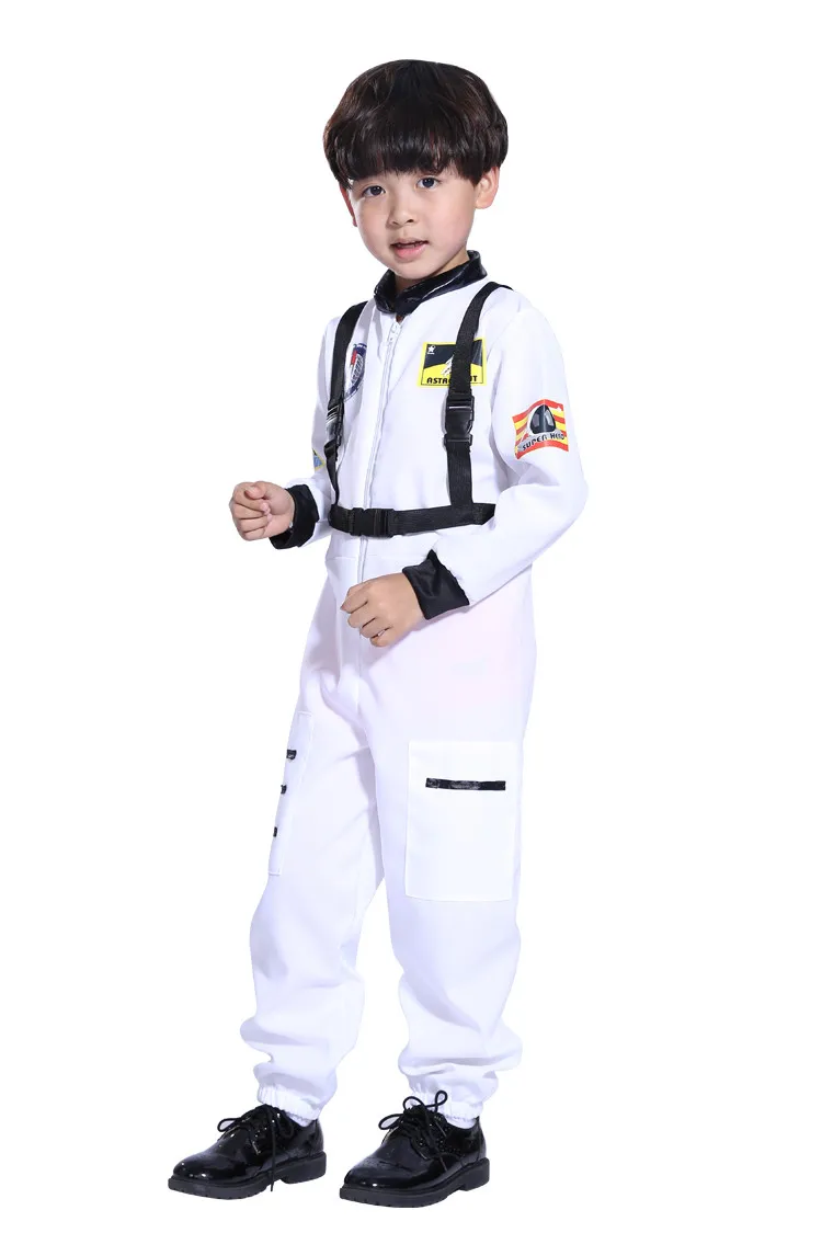 Astronaut Space Pilots Suit Jumpsuit Costume