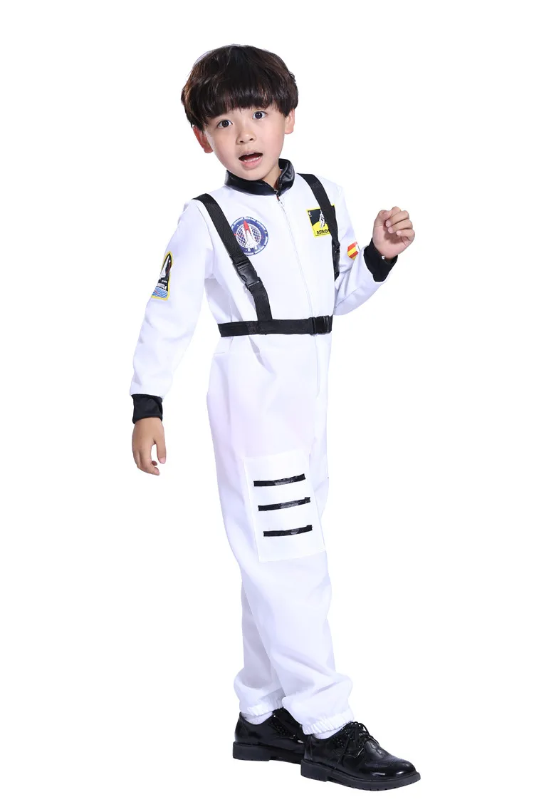 Astronaut Space Pilots Suit Jumpsuit Costume
