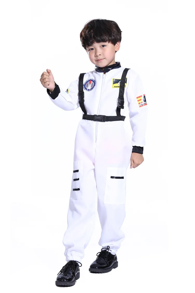 Astronaut Space Pilots Suit Jumpsuit Costume