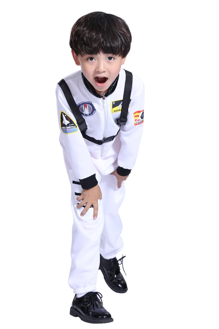 Astronaut Space Pilots Suit Jumpsuit Costume