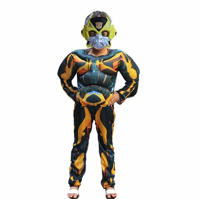 Muscle Optimus Bumblebee Superhero Body Suits Costumes Muscle Optimus Bumblebee Superhero Body Suits Costumes