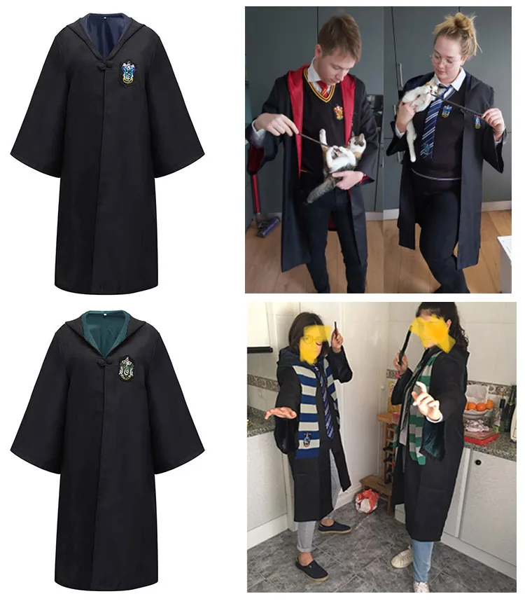 Potter Hermione Robe Cloak School Uniform Costume Potter Hermione Robe Cloak School Uniform Costume