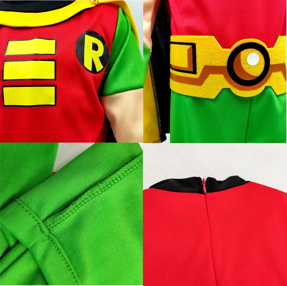 Young Justice Teen Tim Drake Robin Damian Costume For Kids Young Justice Teen Tim Drake Robin Damian Costume For Kids