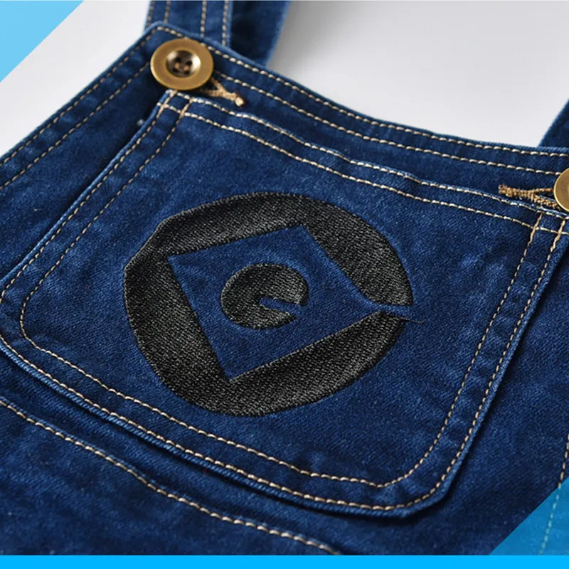 Minion Hero Denim Kids Suit Costume Minion Hero Denim Kids Suit Costume