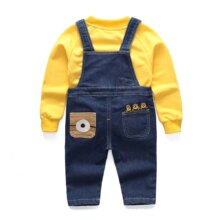 Minion Hero Denim Kids Suit Costume Minion Hero Denim Kids Suit Costume
