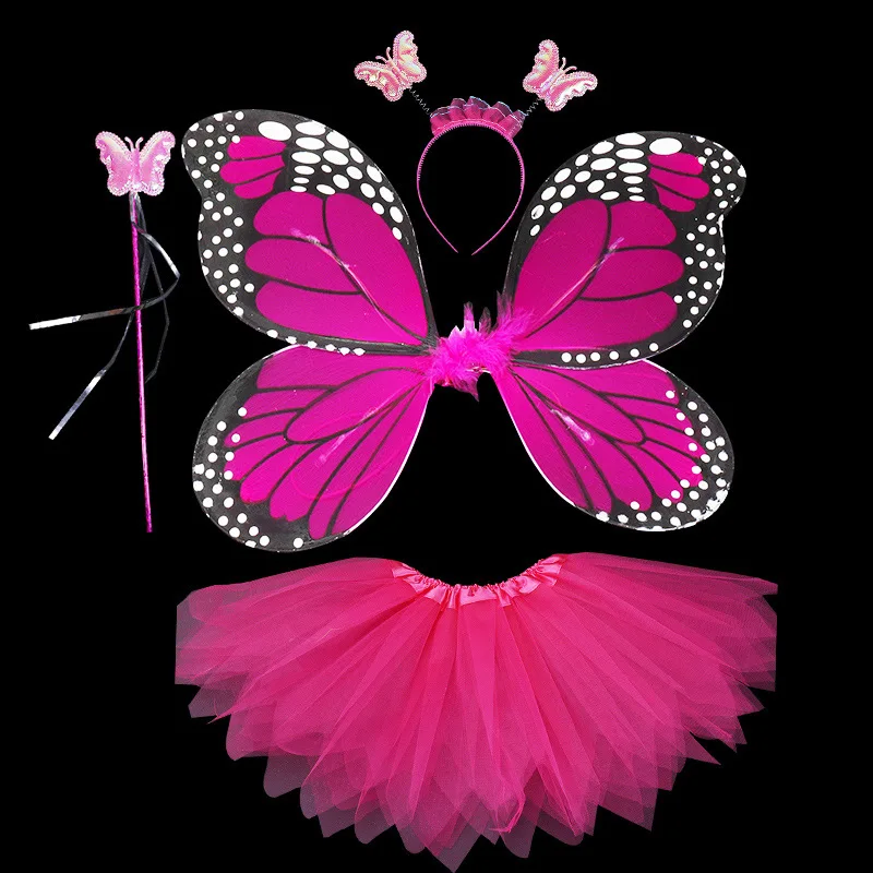 Insect Theme Butterfly Fairy Angel Wings Costume For Girls