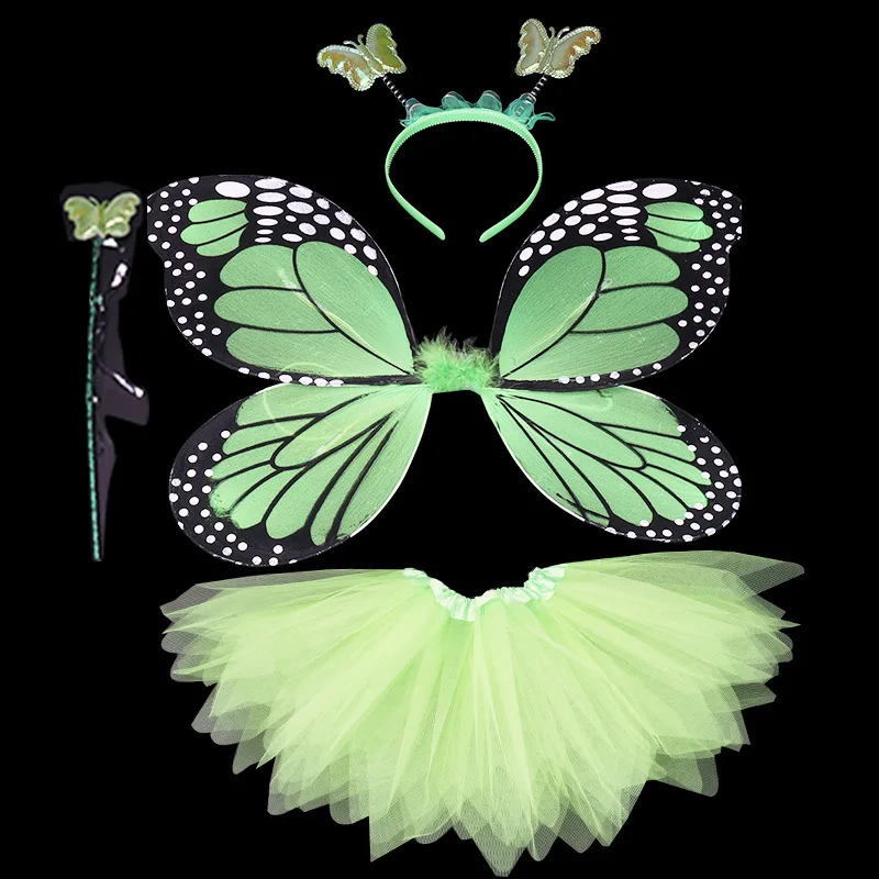 Insect Theme Butterfly Fairy Angel Wings Costume For Girls