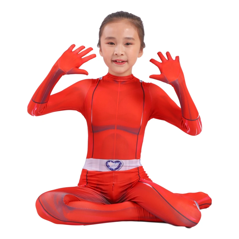 Zentai Bodysuit Hero Jumpsuits Party Costume For Kids