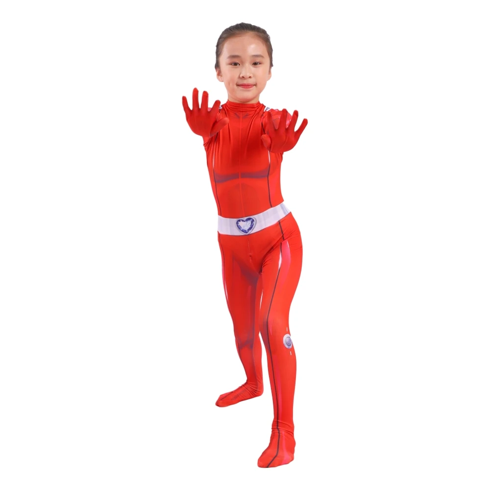 Zentai Bodysuit Hero Jumpsuits Party Costume For Kids