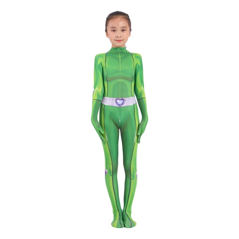Zentai Bodysuit Hero Jumpsuits Party Costume For Kids