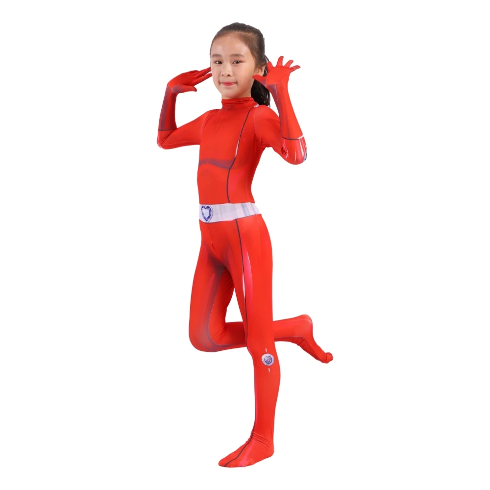 Zentai Bodysuit Hero Jumpsuits Party Costume For Kids