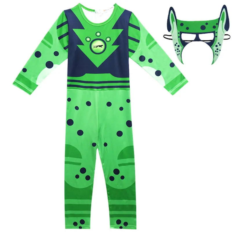 Wild Kratts Creature Power Anime Jumpsuits Costume For Kids With Mask