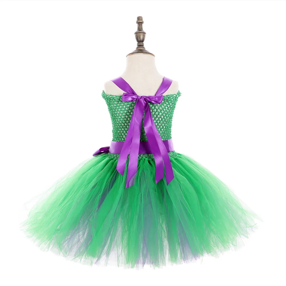 Super Hero Ninja Turtle Princess Costume For Girl