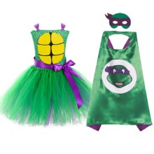 Super Hero Ninja Turtle Princess Costume For Girl Super Hero Ninja Turtle Princess Costume For Girl