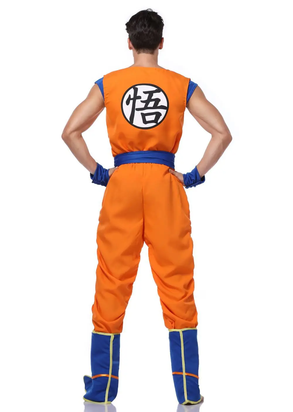 Dragon Ball Z Goku Cartoon Costume For Adult Boys