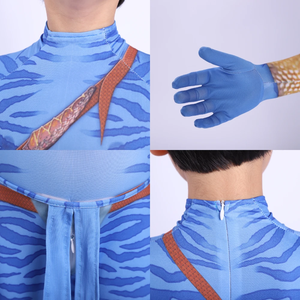 Avatar 2 Jumpsuit Costume For Kids
