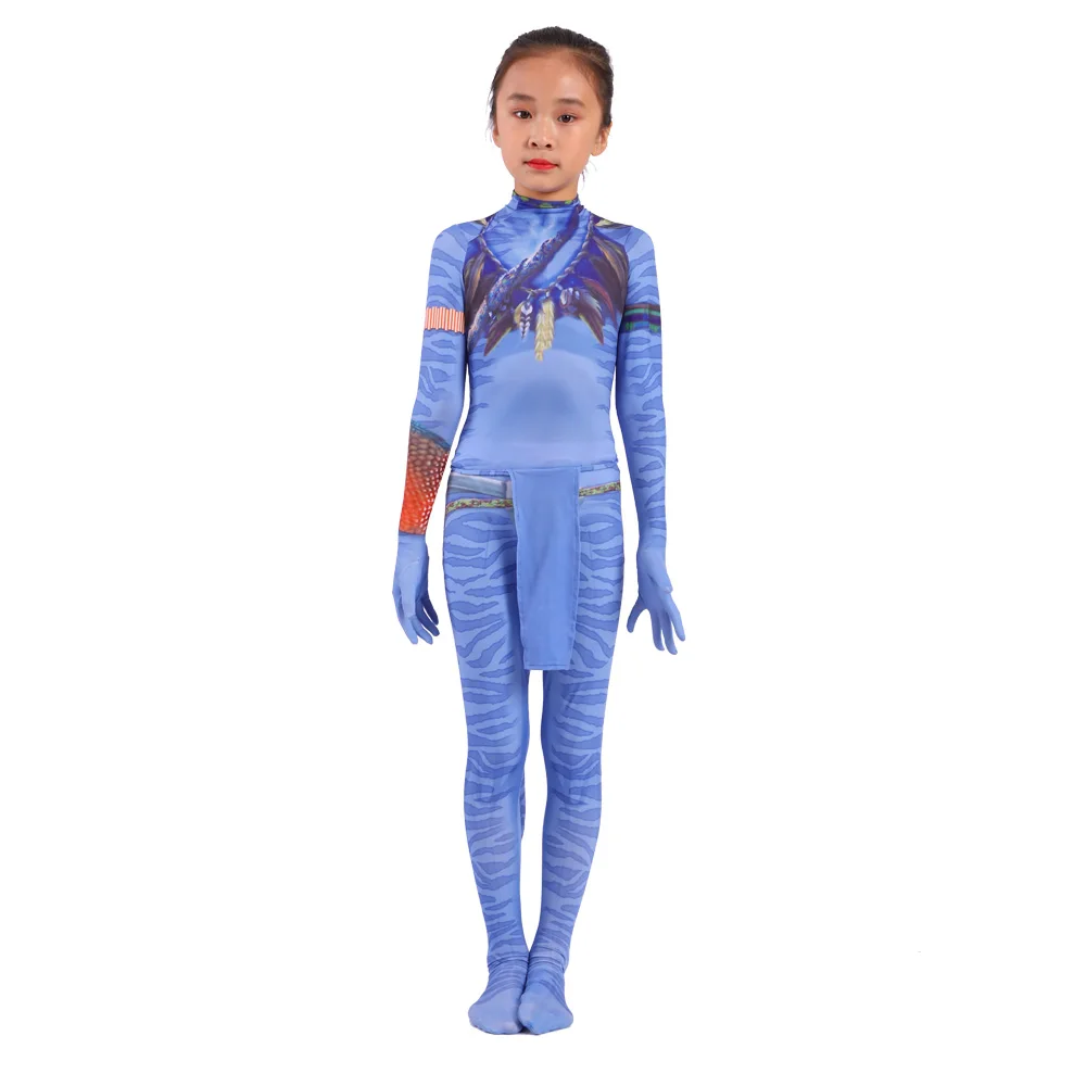 Avatar 2 Jumpsuit Costume For Kids