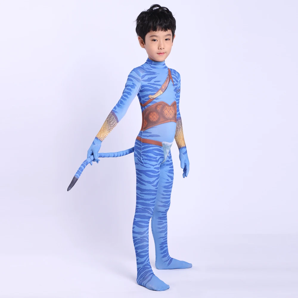 Avatar 2 Jumpsuit Costume For Kids