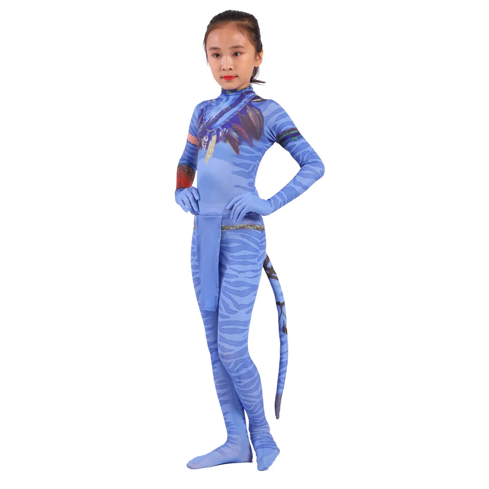 Avatar 2 Jumpsuit Costume For Kids