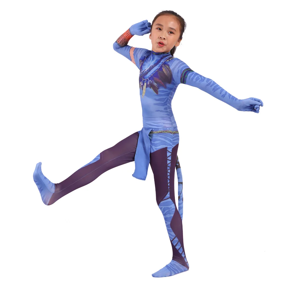 Avatar 2 Jumpsuit Costume For Kids