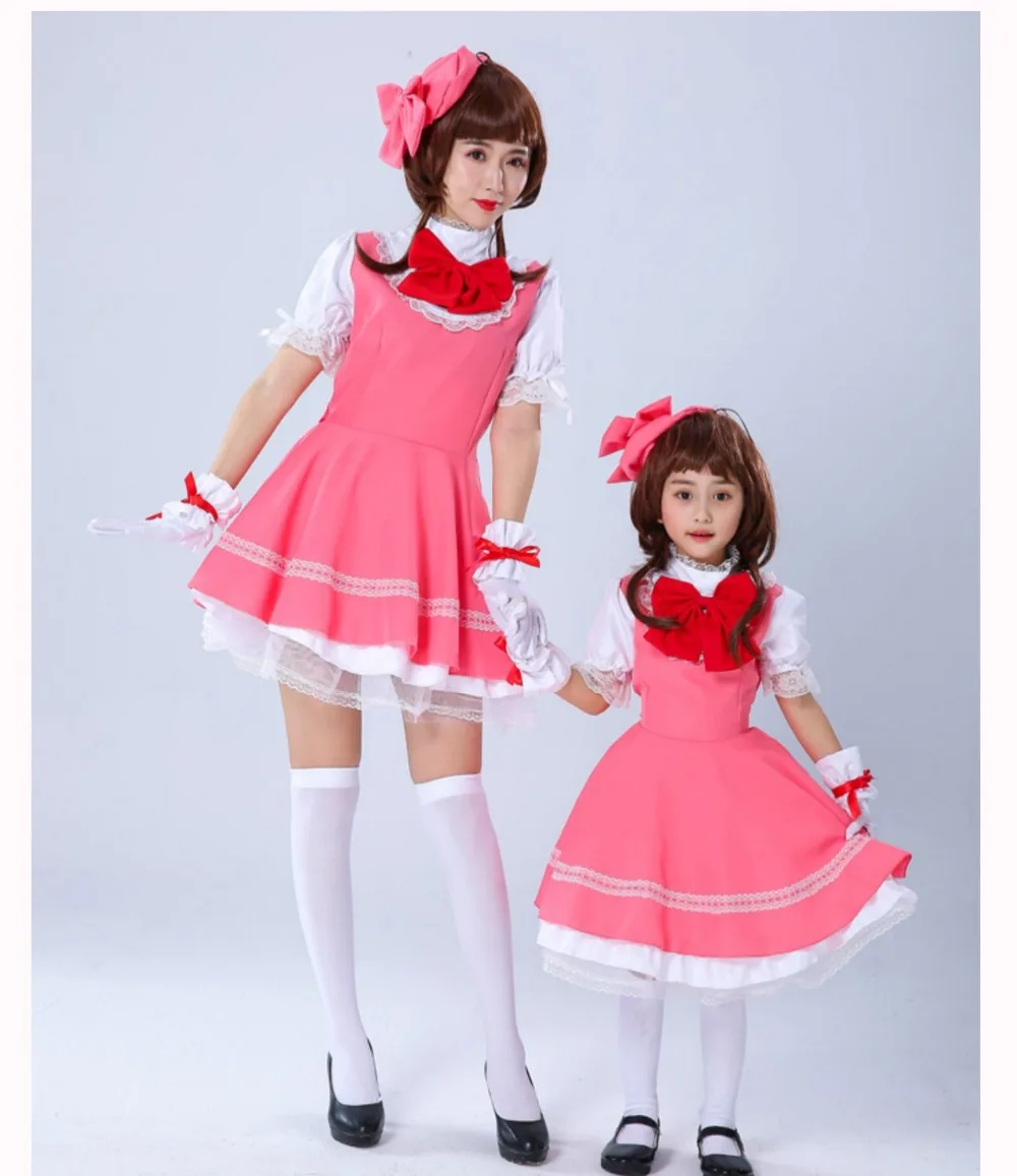 Sakura Kinomoto Anime Princess Lolita Dress Costumes