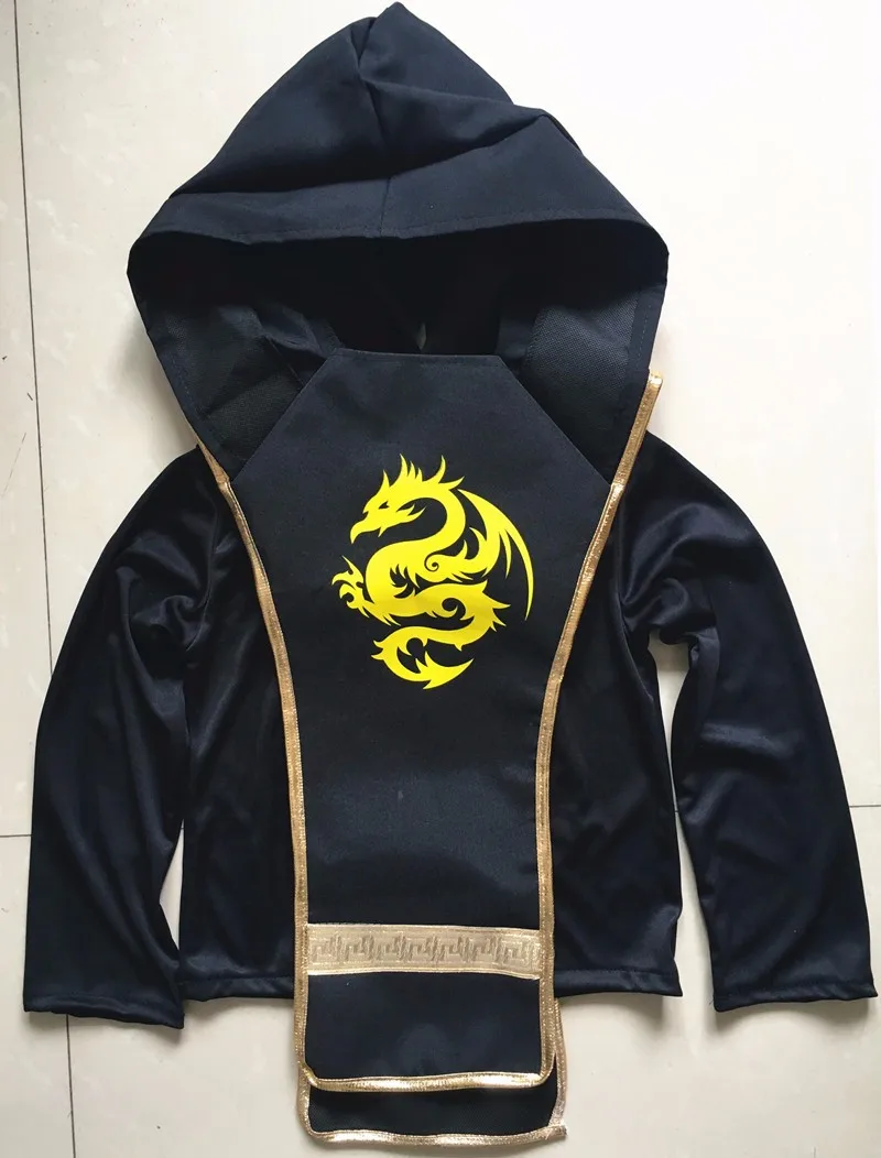 Dragon Ninja Warrior Swordsman Costume For Kids