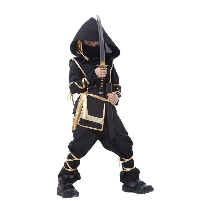 Dragon Ninja Warrior Swordsman Costume For Kids