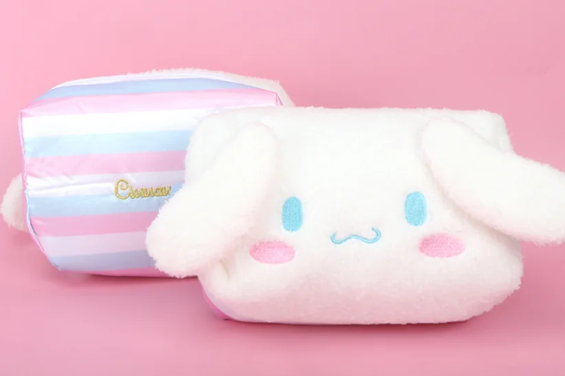 My Melody Cinnamoroll Plush Cosmetic Storage Bag