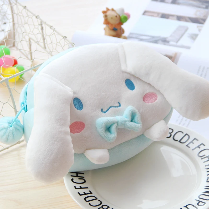 Cartoon Cinnamoroll Melody Totoro Anpanman Plush Organizer Storage Bag
