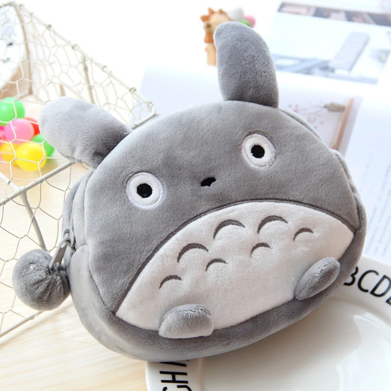 Cartoon Cinnamoroll Melody Totoro Anpanman Plush Organizer Storage Bag