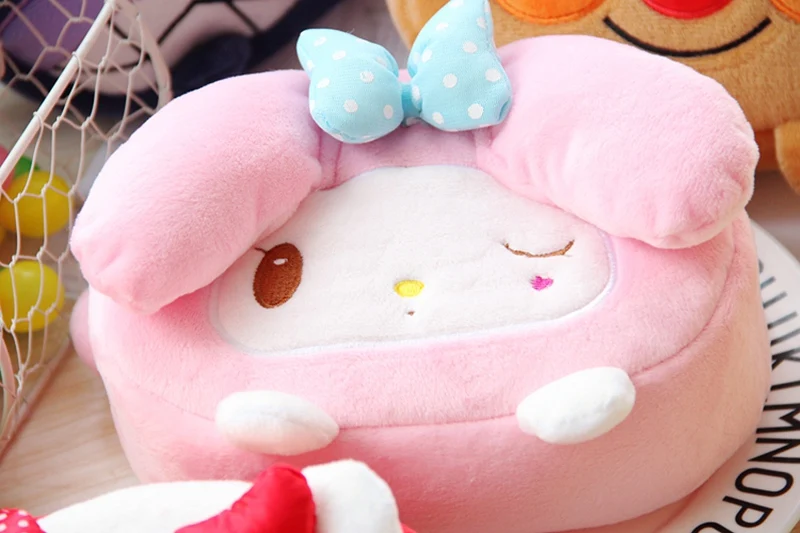 Cartoon Cinnamoroll Melody Totoro Anpanman Plush Organizer Storage Bag