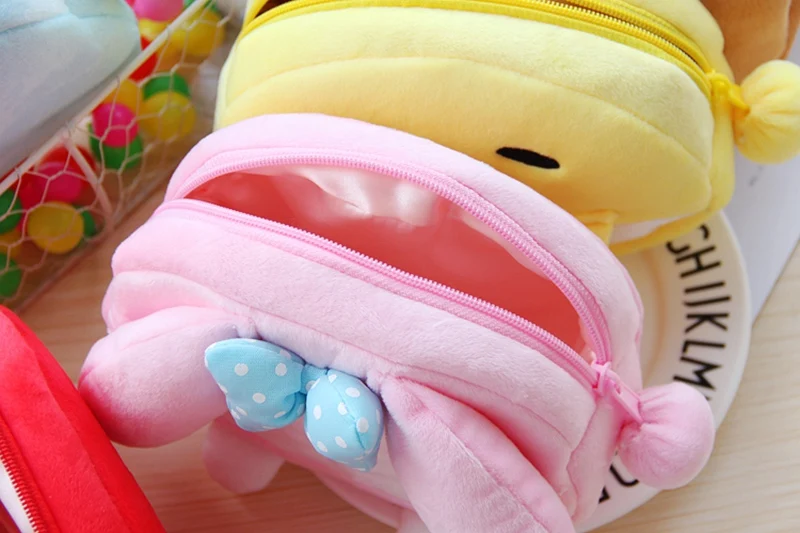Cartoon Cinnamoroll Melody Totoro Anpanman Plush Organizer Storage Bag