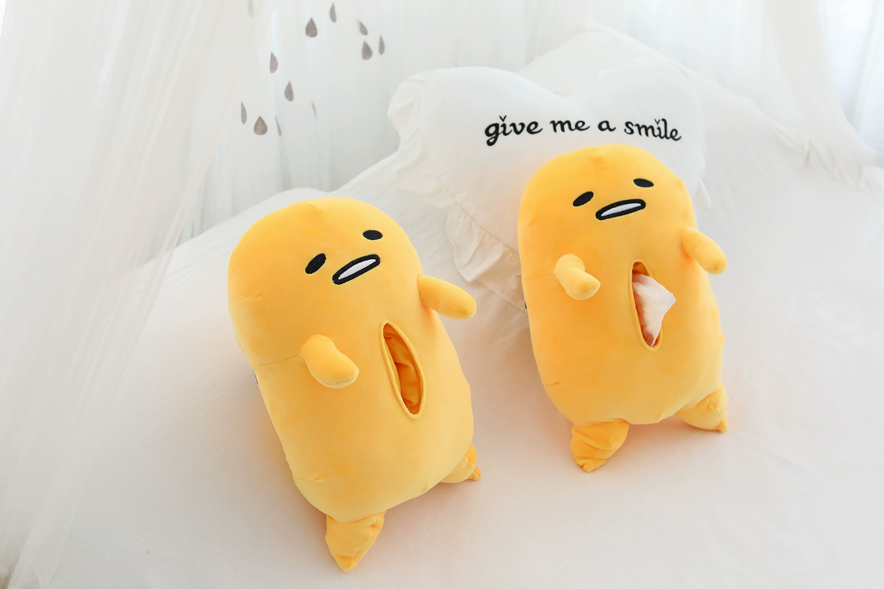 Lazy Egg Toy Soft Stuffed Hanging Tissue Box Cover