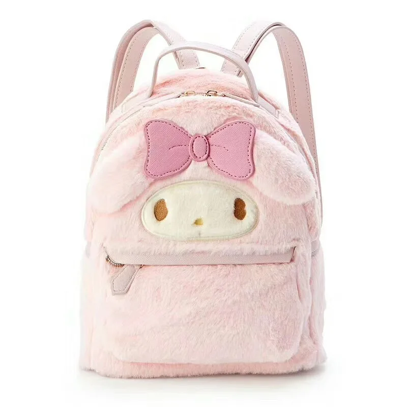 Cartoon Cinnamoroll Dog Plush Leather Mini Small Backpack