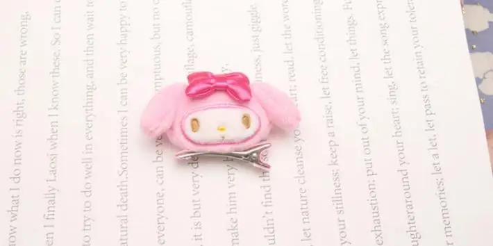 Cartoon Melody Pudding Cinnamoroll Dog Doll Plush Hair Rope & Hairpin Cartoon Melody Pudding Cinnamoroll Dog Doll Plush Hair Rope & Hairpin