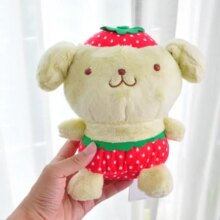 Cartoon Strawberry My Melody Pudding Cinnamoroll Dog Plush Doll Cartoon Strawberry My Melody Pudding Cinnamoroll Dog Plush Doll