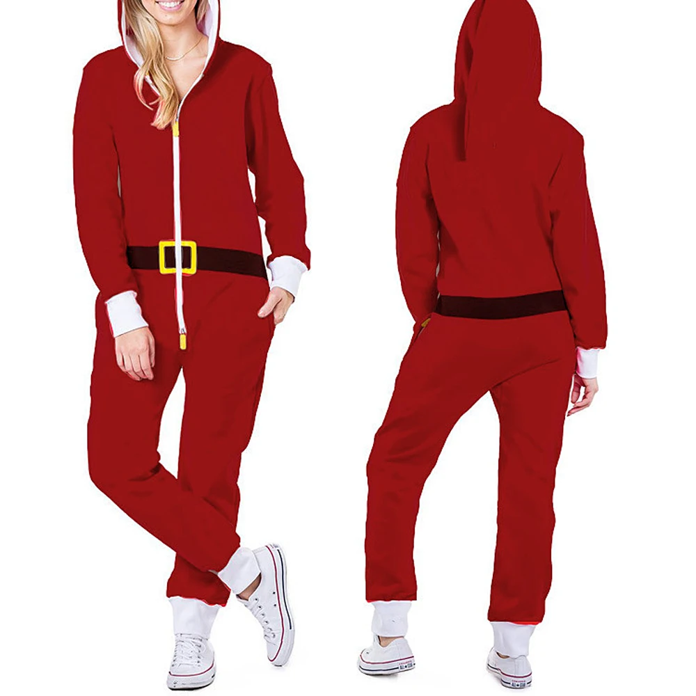 Christmas Kigurumi Onesies Long Sleeve Hooded Pajamas Christmas Kigurumi Onesies Long Sleeve Hooded Pajamas