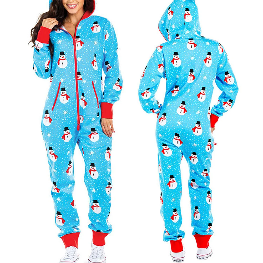 Christmas Kigurumi Onesies Long Sleeve Hooded Pajamas Christmas Kigurumi Onesies Long Sleeve Hooded Pajamas