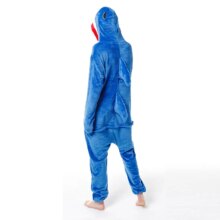 Cartoon Shark Onesies Adult Unisex One-Piece Pajamas Cartoon Shark Onesies Adult Unisex One-Piece Pajamas