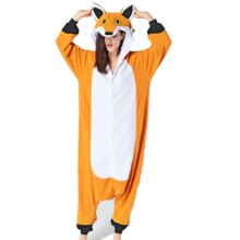 Animal Orange Fox Kigurumi Onesie Soft Fleece Pajamas Animal Orange Fox Kigurumi Onesie Soft Fleece Pajamas