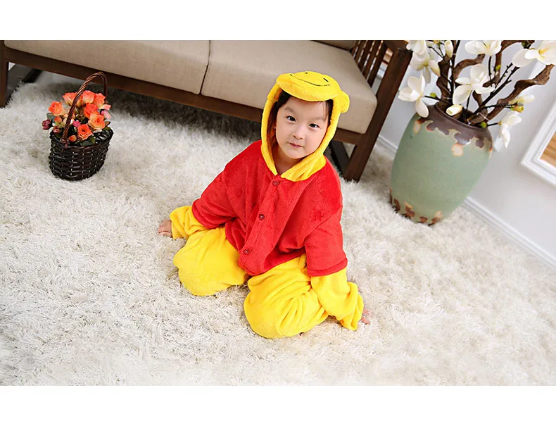 Anime Edward Winnie Bear Cosplay Costume Pajamas Sets For Kids