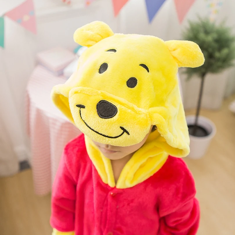Kigurumi Onesie Winnie Bear Warm Disguise Hooded Jumpsuits Kigurumi Onesie Winnie Bear Warm Disguise Hooded Jumpsuits