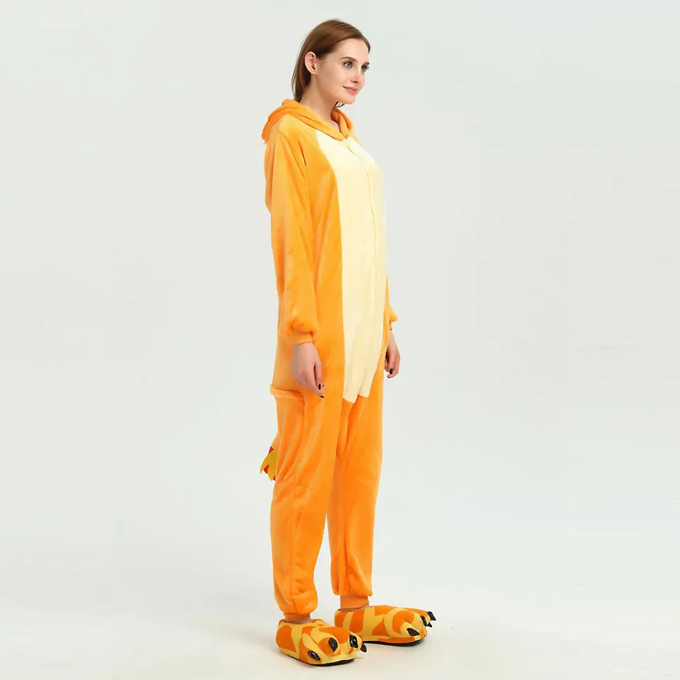 Onesies Fiery Dragon Couple Pajamas Set