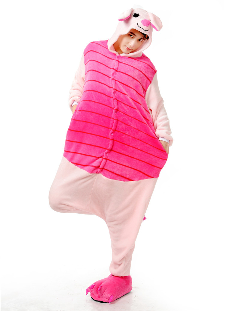 Cartoon Kigurumi Onesies Piglet Pig Pajamas