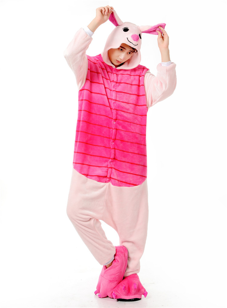 Cartoon Kigurumi Onesies Piglet Pig Pajamas