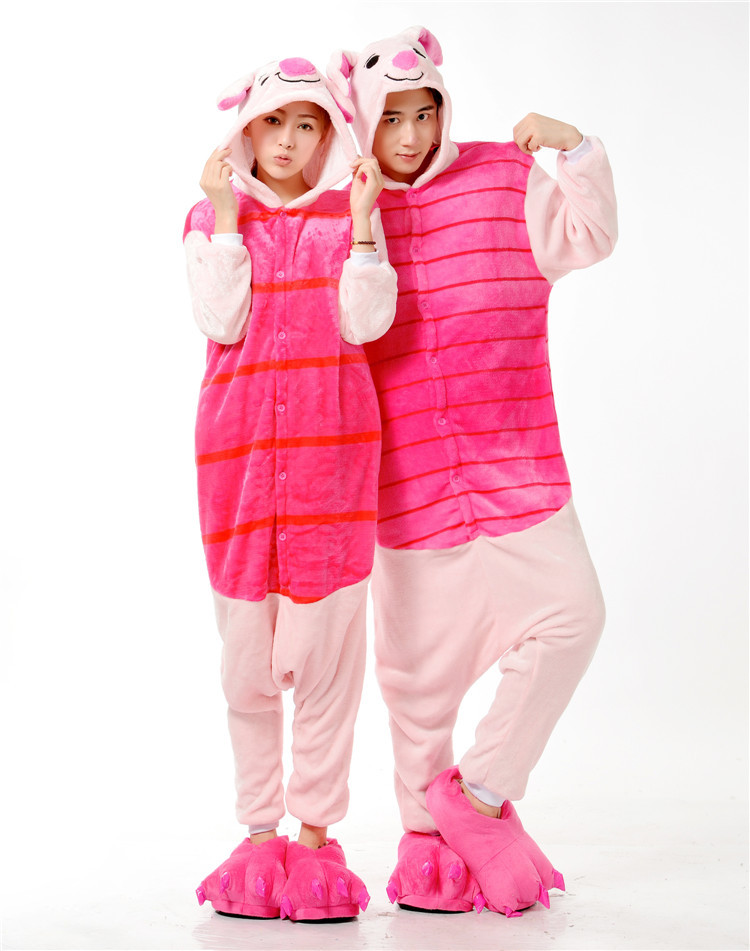 Cartoon Kigurumi Onesies Piglet Pig Pajamas
